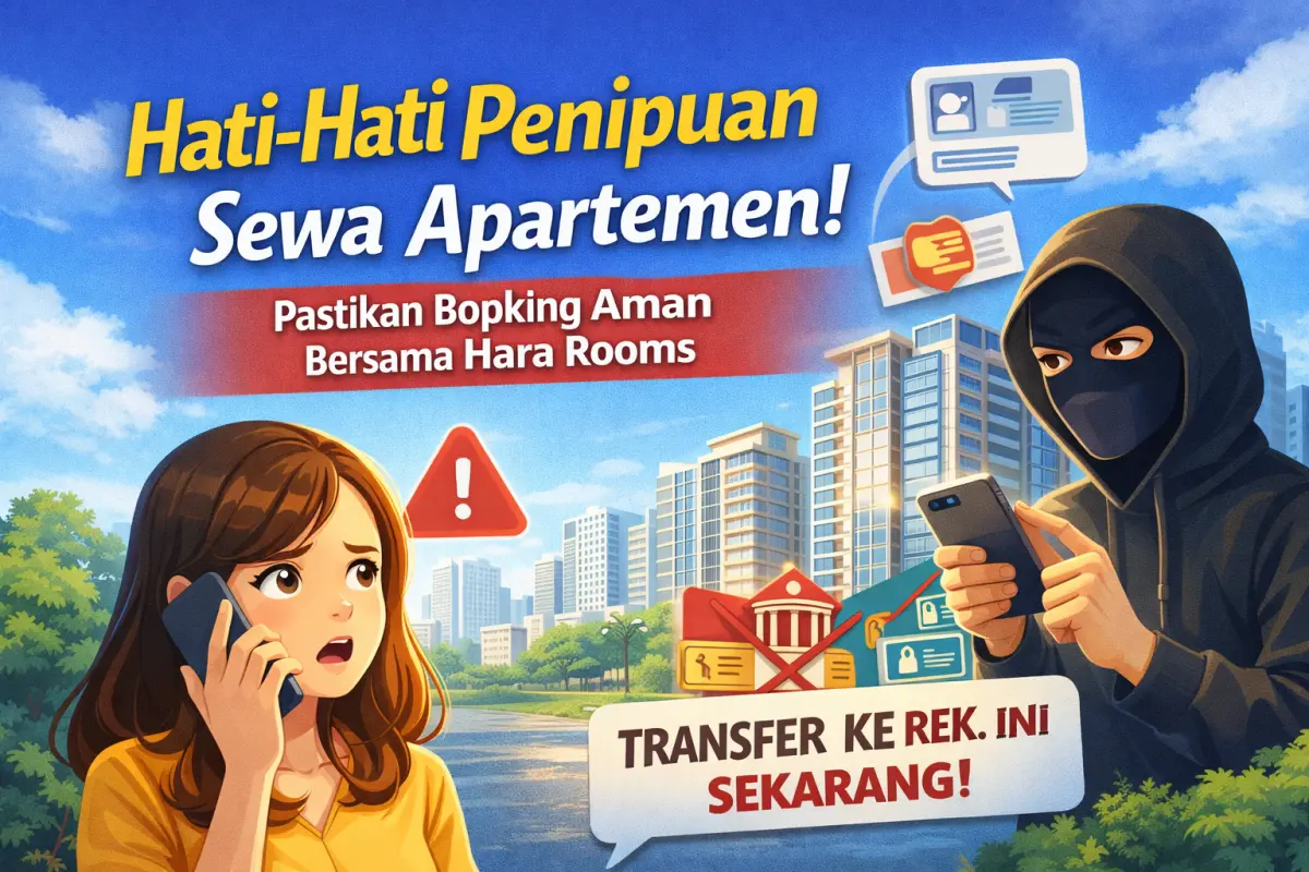 Hati-Hati Penipuan Sewa Apartemen: Pastikan Booking Aman Bersama Hara Rooms